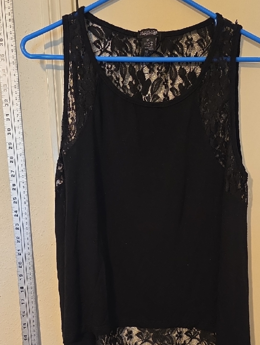 Rouge! Black Lace Women’s Top